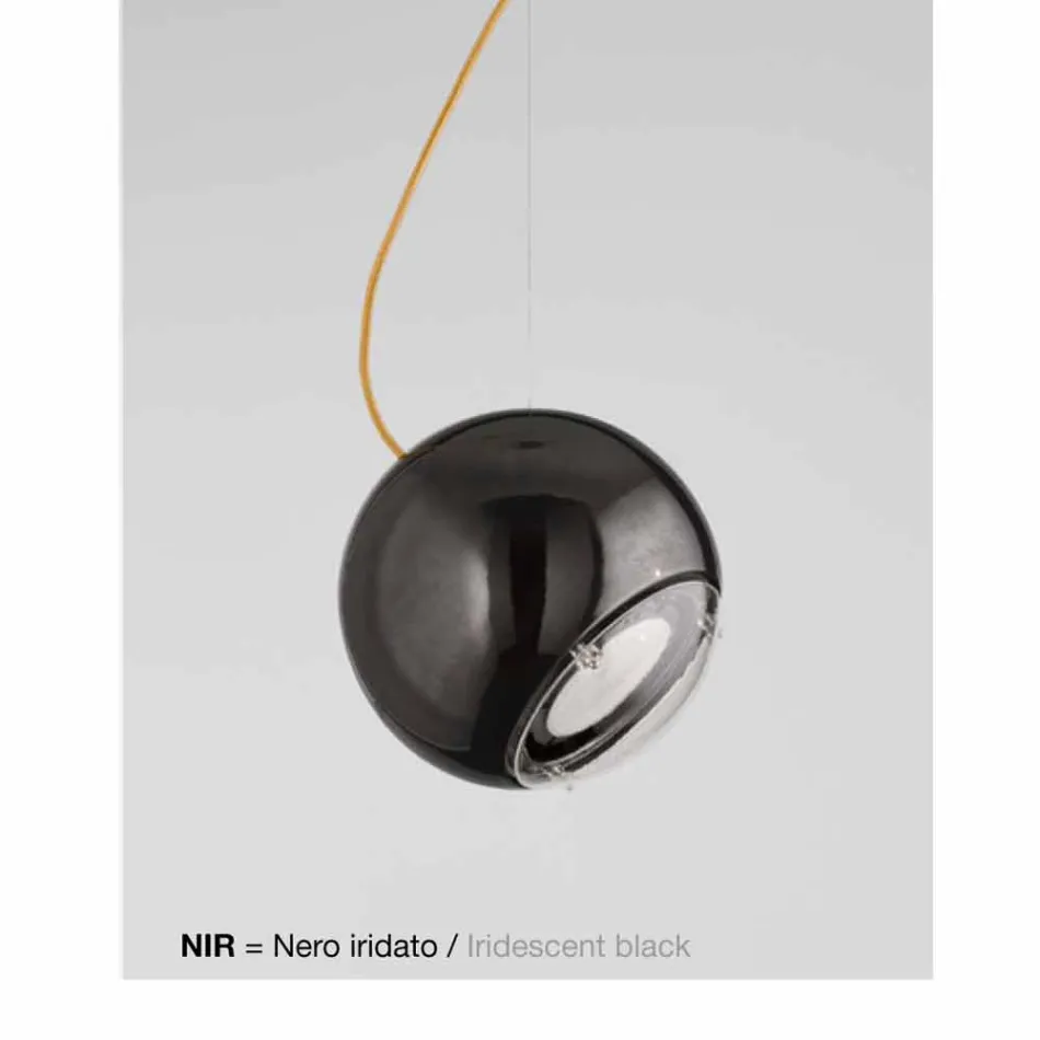 Lampe suspension globe céramique Aldo Bernardi Viadurini