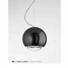 Lampe suspension globe céramique Aldo Bernardi Viadurini