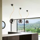 Lampe suspension globe céramique Aldo Bernardi Viadurini