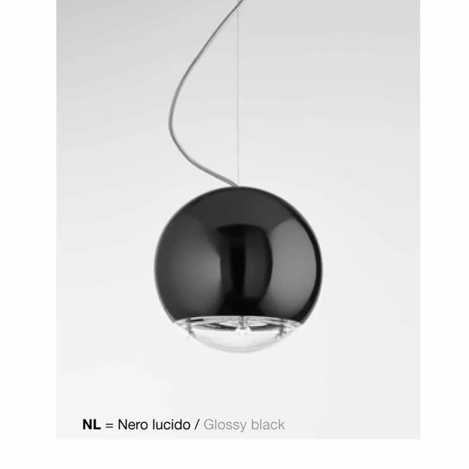 Lampe suspension globe céramique Aldo Bernardi Viadurini