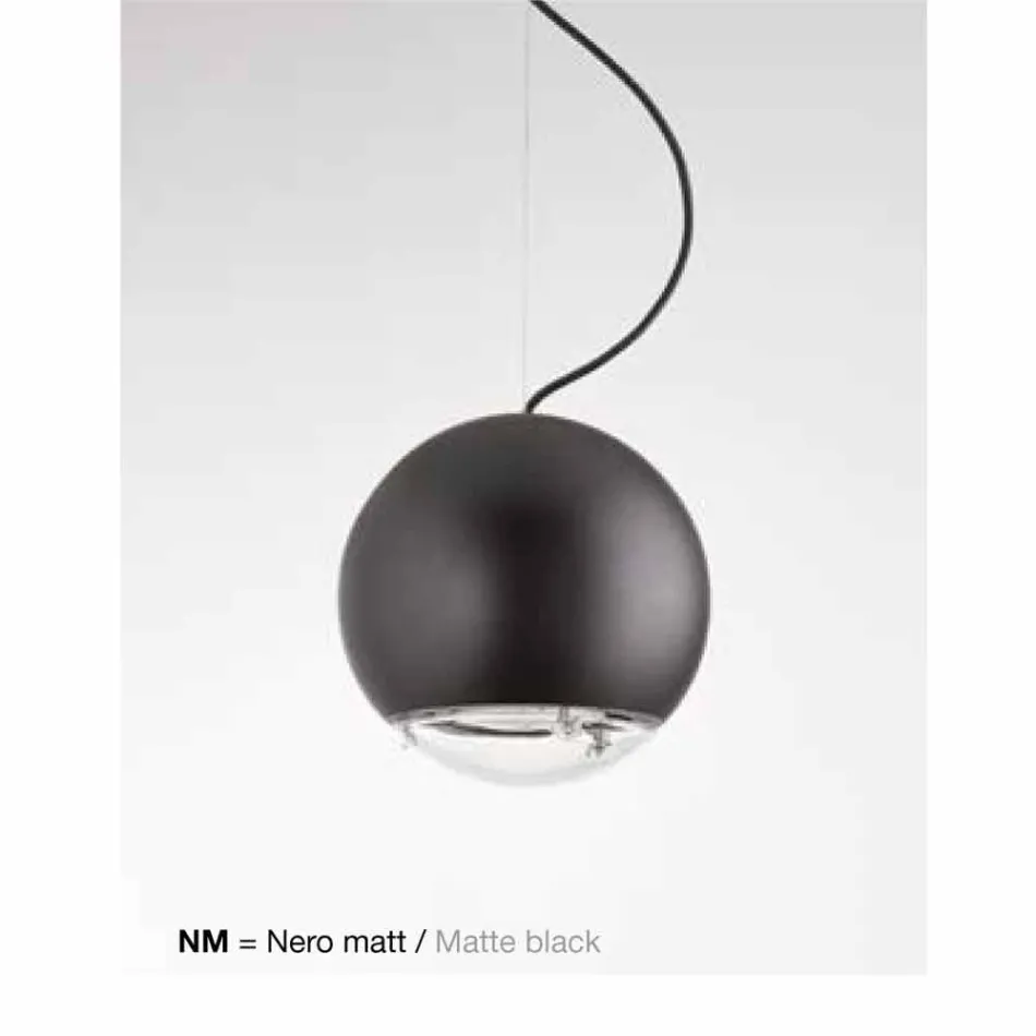 Lampe suspension globe céramique Aldo Bernardi Viadurini