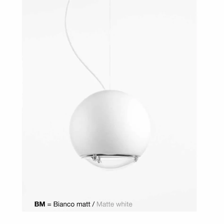 Lampe suspension globe céramique Aldo Bernardi Viadurini