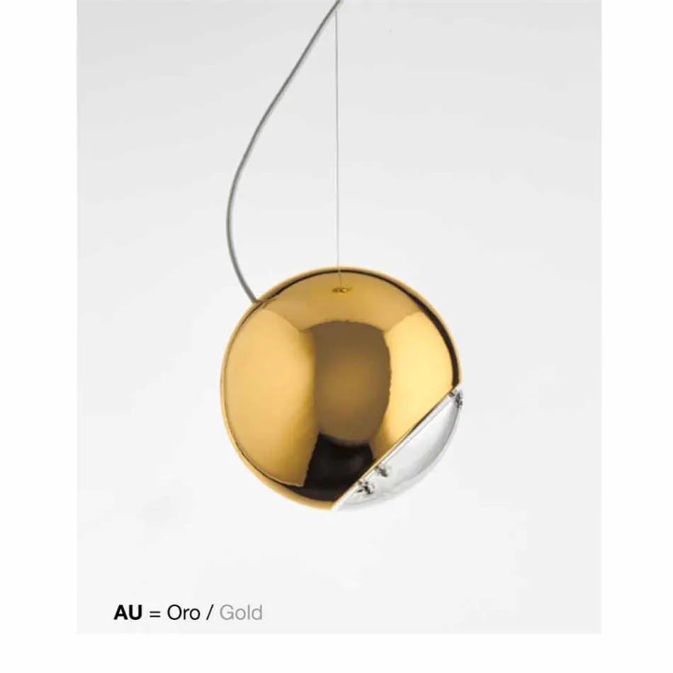 Lampe suspension globe céramique Aldo Bernardi Viadurini
