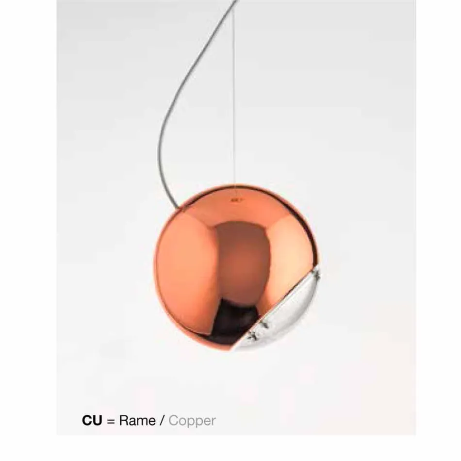 Lampe suspension globe céramique Aldo Bernardi Viadurini