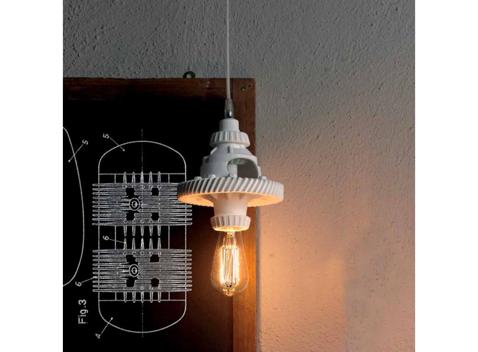 Lampe à suspension en céramique dans 3 finitions de design moderne - Futurisme Viadurini