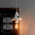 Lampe à suspension en céramique dans 3 finitions de design moderne - Futurisme