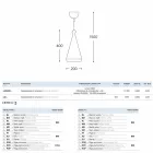 Suspension céramique Glaze 2 LED ou Standard Viadurini