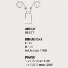 Suspension en céramique pour composition Battersea - Toscot Viadurini