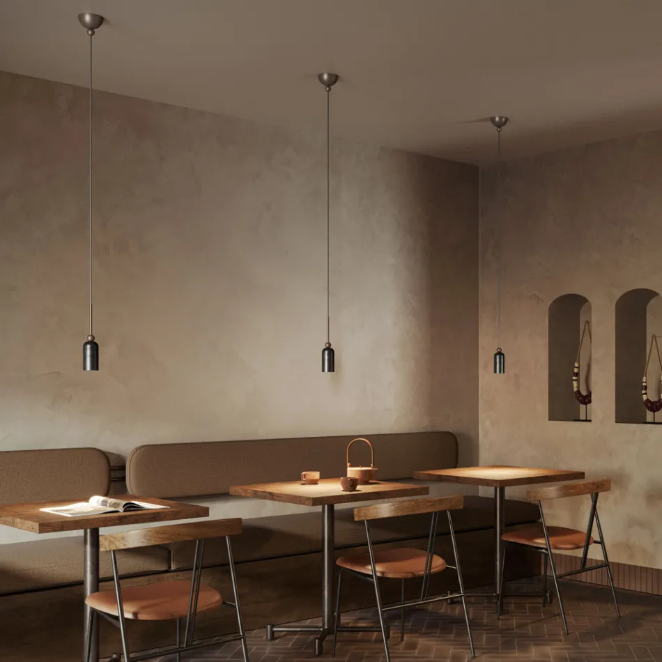 Lampe à suspension en différentes finitions fabriquée en Italie - Lady Viadurini