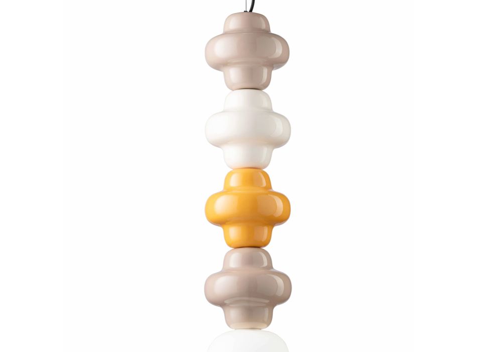 Lampe à suspension en différentes couleurs fabriquée en Italie - Copacabana Viadurini