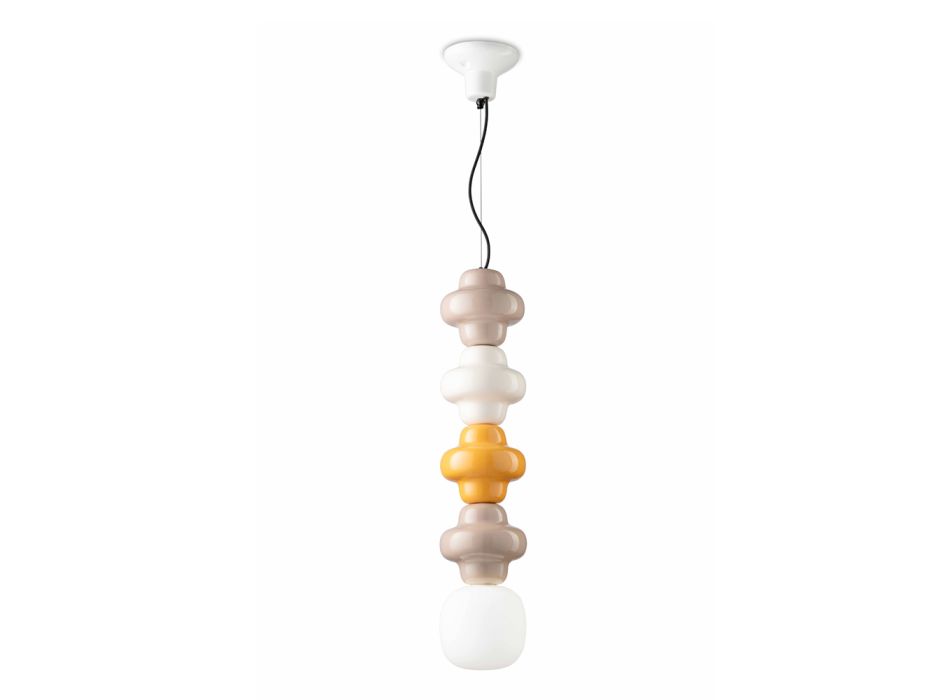 Lampe à suspension en différentes couleurs fabriquée en Italie - Copacabana Viadurini
