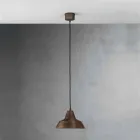 Lampe suspension antique cloche de fer Virginia Il Fanale Viadurini