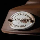 Lampe suspension de fer antique et céramique Teresa Ferroluce Viadurini