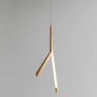 Lampe à Suspension en Bois Massif en Différentes Finitions Made in Italy - Orlov Viadurini