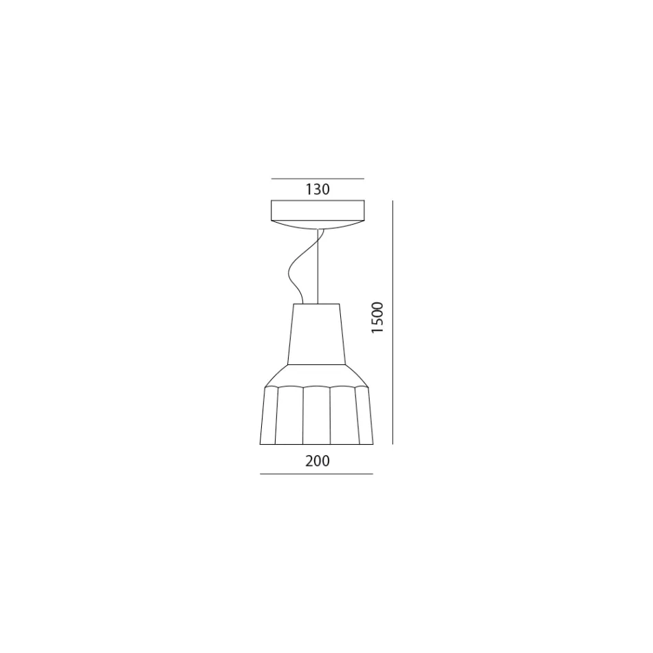 Lampe à Suspension en Majolique Toscane Faite à la Main en Italie - Toscot Rossi Viadurini