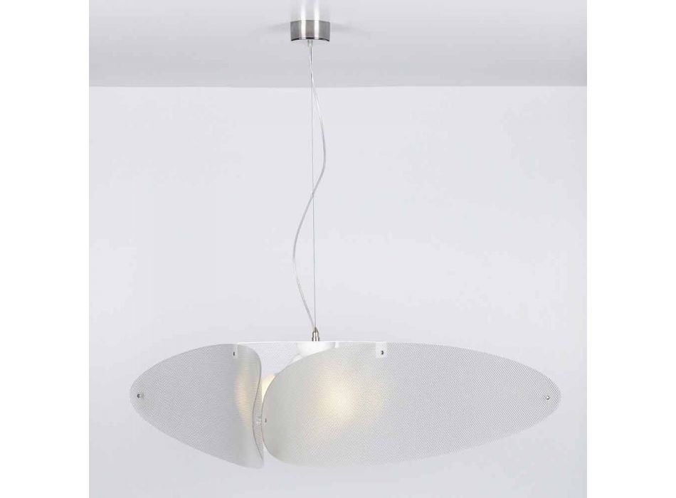 Lampe suspension méthacrylate moderne, diamètre 116 cm, Taire Viadurini