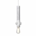 Lampe à Suspension en Métal Blanc, Anthracite ou Or 2 Tailles - Meccasmo Viadurini