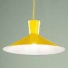Lampe à Suspension Design Industriel en Métal Coloré - Lunapop Viadurini