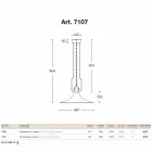 Lampe pendentif en laiton et de cuivre moulin avec crochet Viadurini