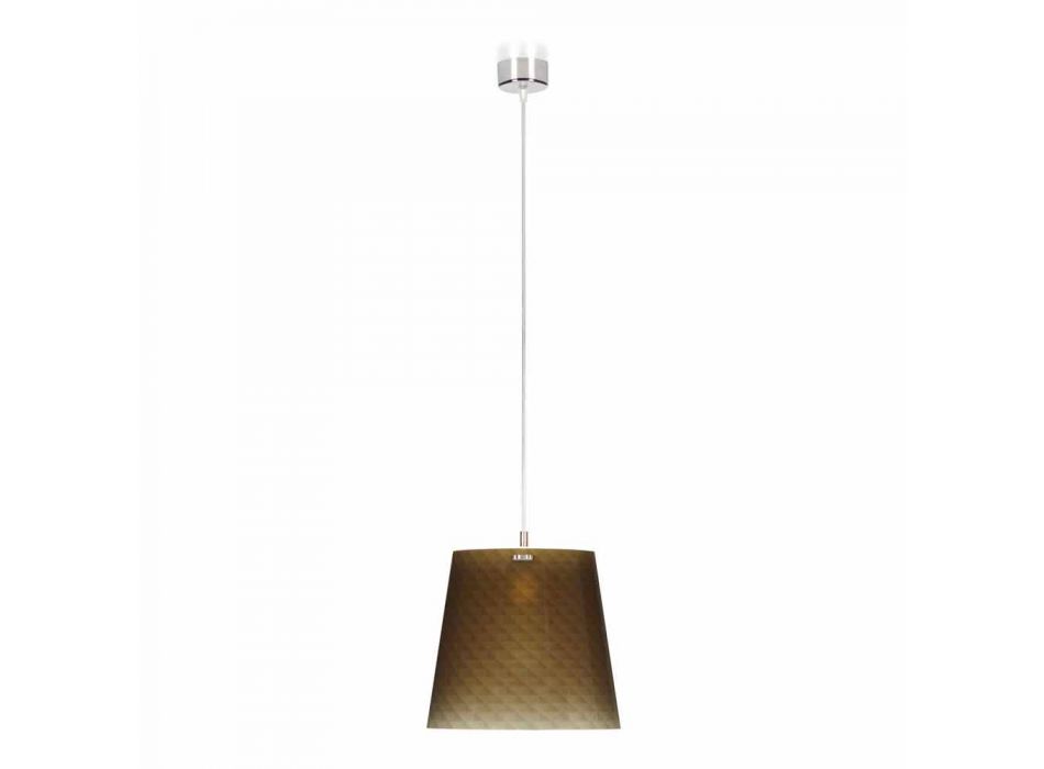 Lampe en suspension de polycarbonate avec dignité, diam.30cm, Rania Viadurini