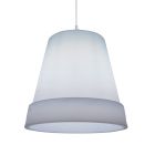 Lampe à suspension en polyéthylène blanc Made in Italy - Minervo Viadurini