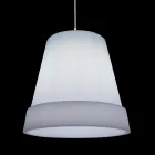 Lampe à suspension en polyéthylène blanc Made in Italy - Minervo Viadurini