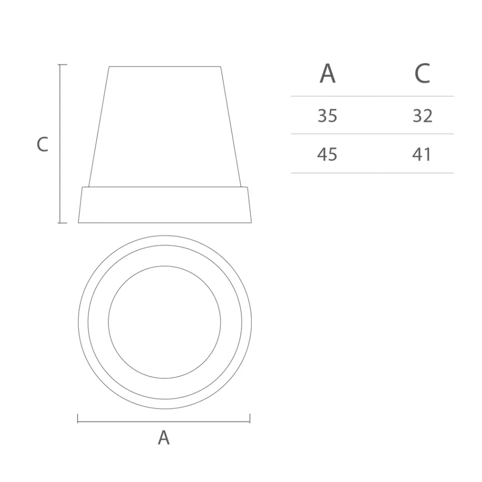 Lampe à suspension en polyéthylène blanc Made in Italy - Minervo Viadurini