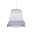Lampe à suspension en polyéthylène blanc Made in Italy - Minervo Viadurini