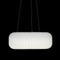 Lampe à Suspension en Polyéthylène avec 3 Câbles Métalliques - Disque