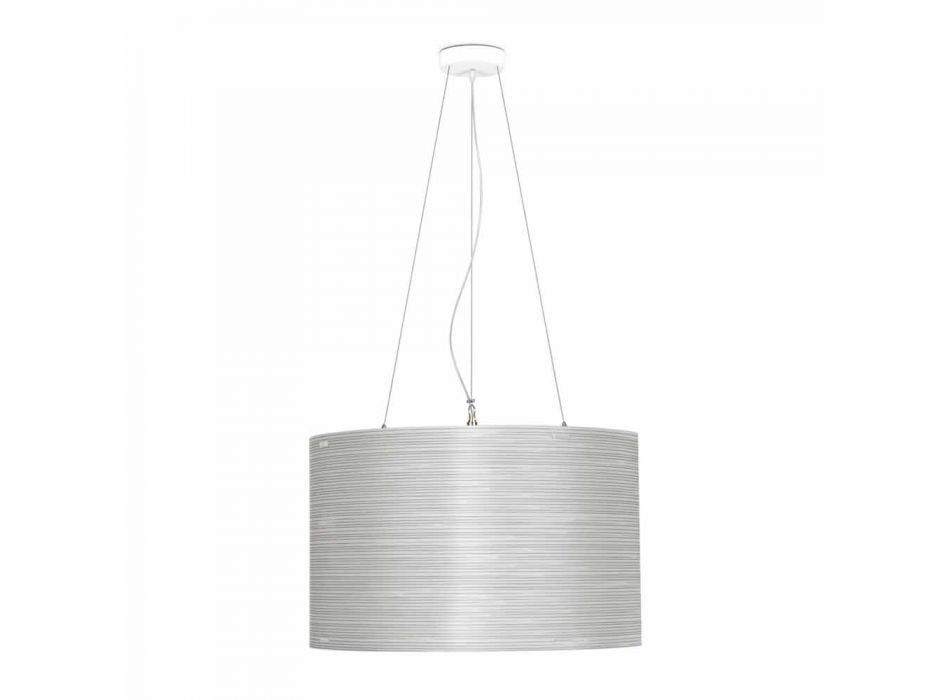 Lampe diamètre de la suspension de polypropylène blanc 60 cm Debby Viadurini