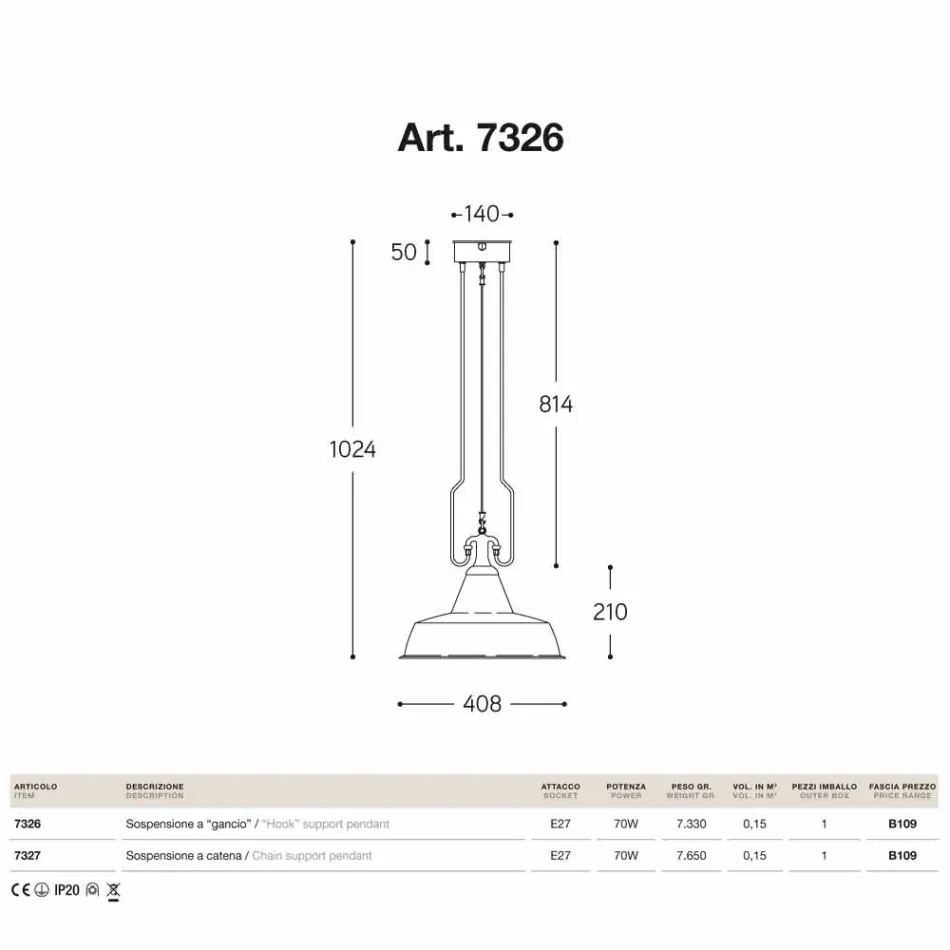 Suspension cuivre antique et fonderie de laiton Viadurini