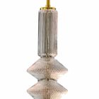 Lampe à Suspension en Verre de Murano et Tissu, Made in Italy - Missi Viadurini