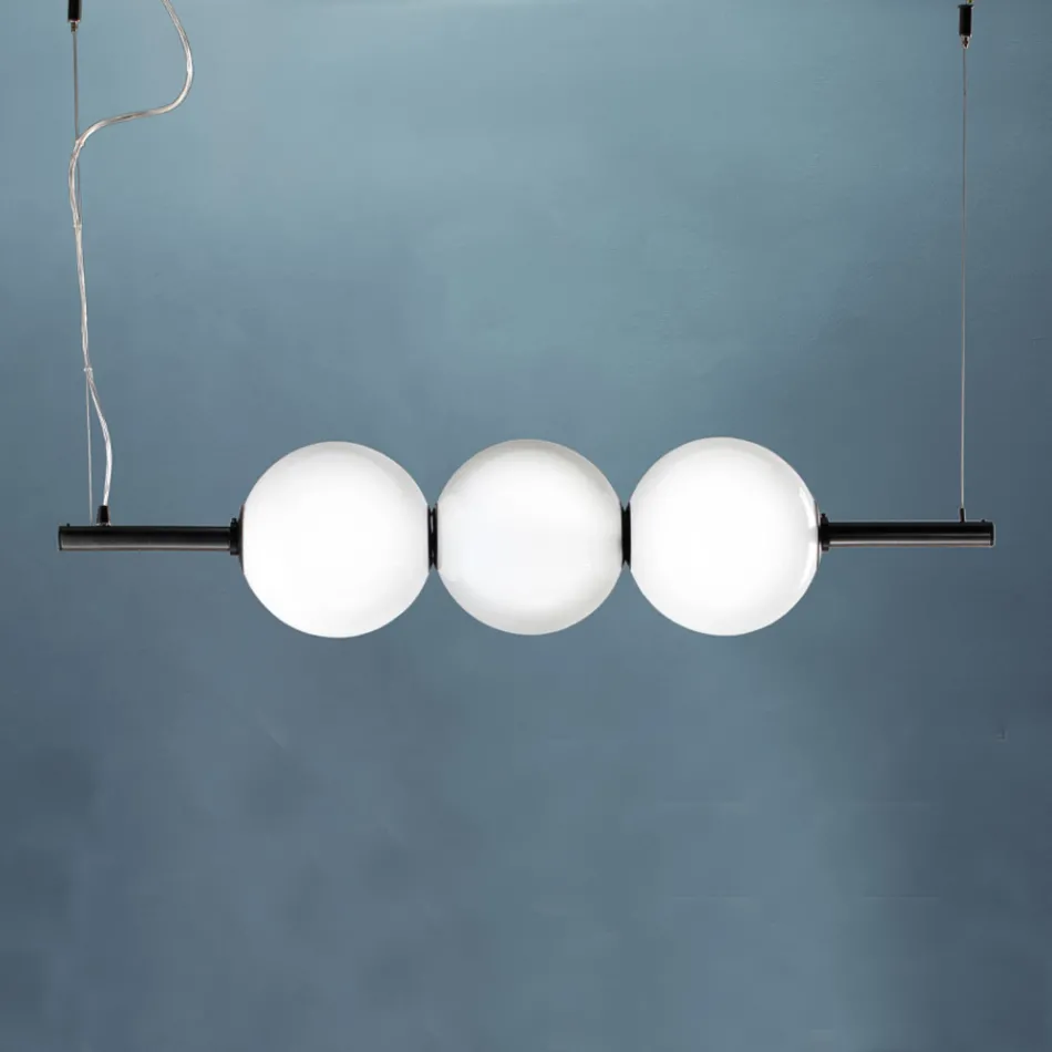 Suspension en verre de Venise soufflé à la main 95 cm - Jupiter Viadurini