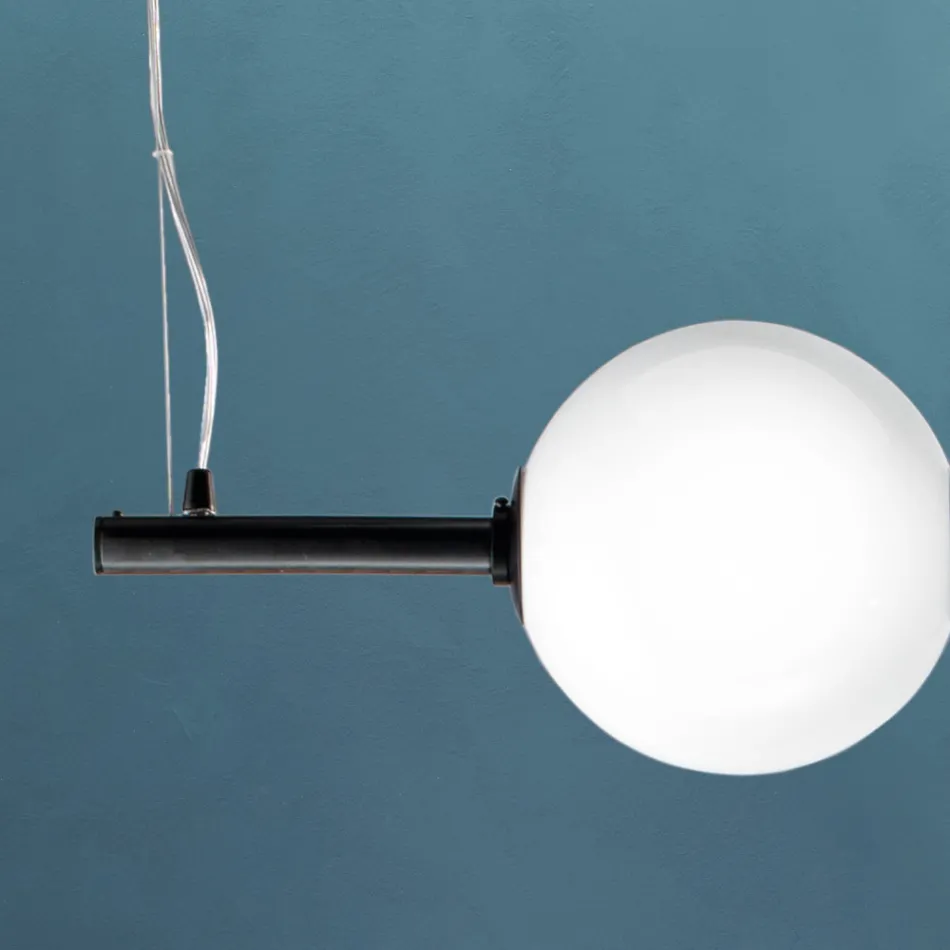 Suspension en verre de Venise soufflé à la main 95 cm - Jupiter Viadurini