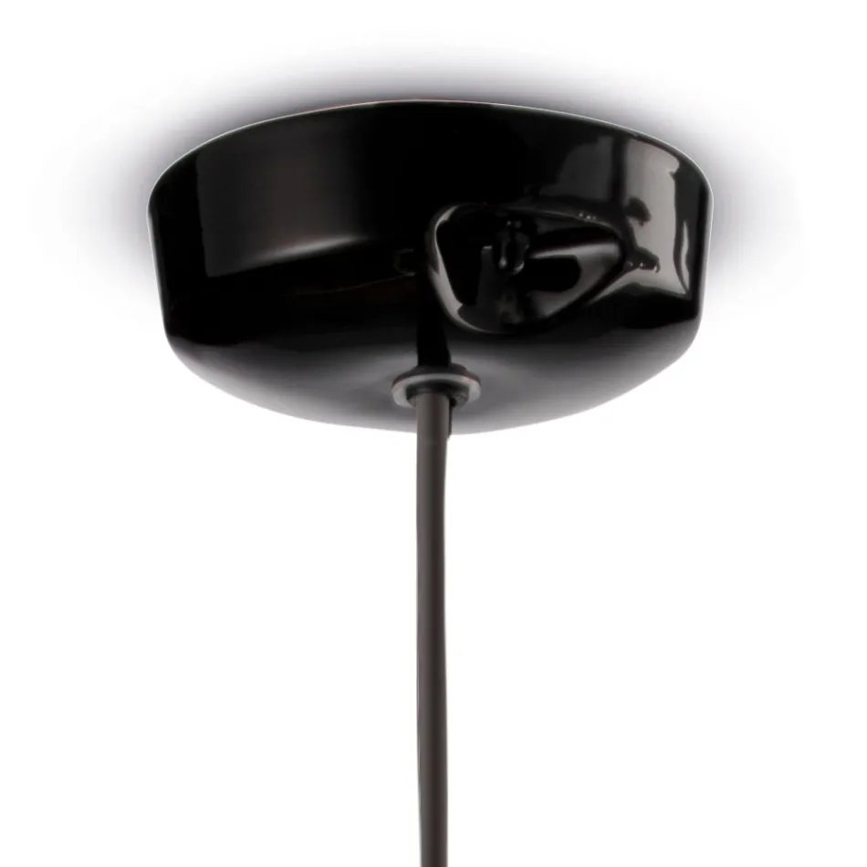 Lampe à suspension en verre en 2 finitions différentes fabriquée en Italie - Afoxe Viadurini