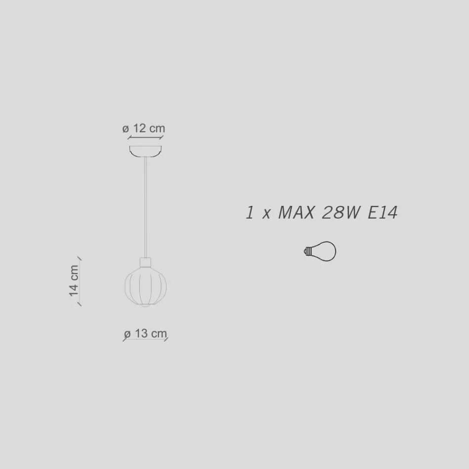 Lampe à suspension en verre en 2 finitions différentes fabriquée en Italie - Afoxe Viadurini