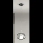 Lampe à suspension en verre soufflé à double couche fabriquée en Italie - Trilly  Viadurini