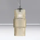 Lampe à Suspension en Verre Soufflé à Venise 15 cm - Satomi Viadurini