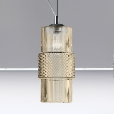 Lampe à Suspension en Verre Soufflé à Venise 15 cm - Satomi Viadurini
