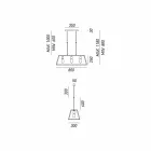 Lampe suspension industrielle 3 lumières Londres Il Fanale Viadurini