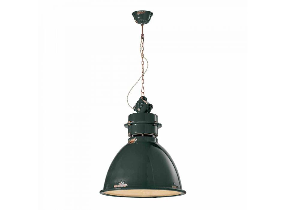 Lampe suspension industrielle conception artisanale Katie Viadurini