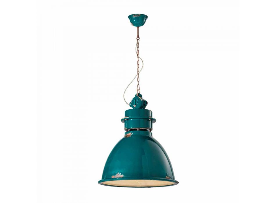 Lampe suspension industrielle conception artisanale Katie Viadurini