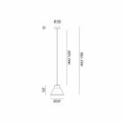 Lampe suspension industrielle Fer Loft Mini Il Fanale Viadurini