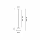 Lampe suspension industrielle Fer Loft Mini Il Fanale Viadurini