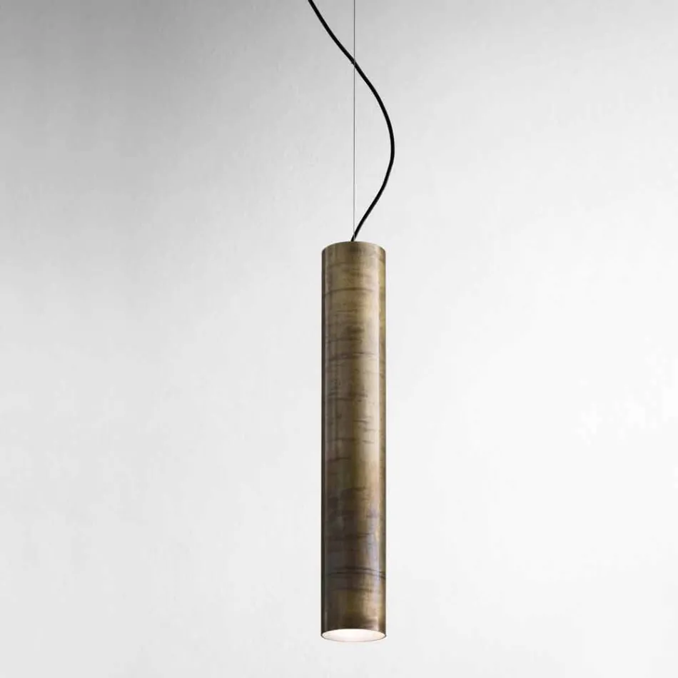 Lampe suspension industrielle Ø 10 cm Tournesols Il Fanale Viadurini