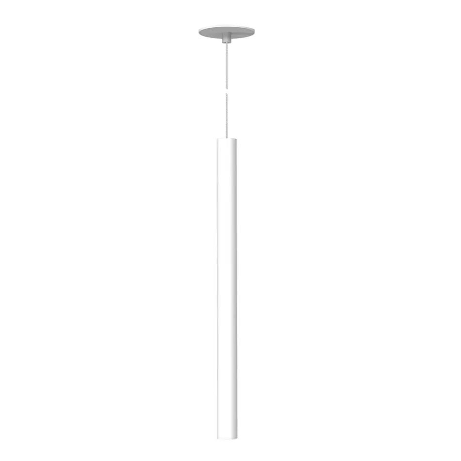 Lampe à Suspension Led Encastrée en Aluminium Blanc ou Noir - Rebolla Viadurini