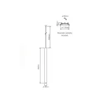 Lampe à Suspension Led Encastrée en Aluminium Blanc ou Noir - Rebolla Viadurini