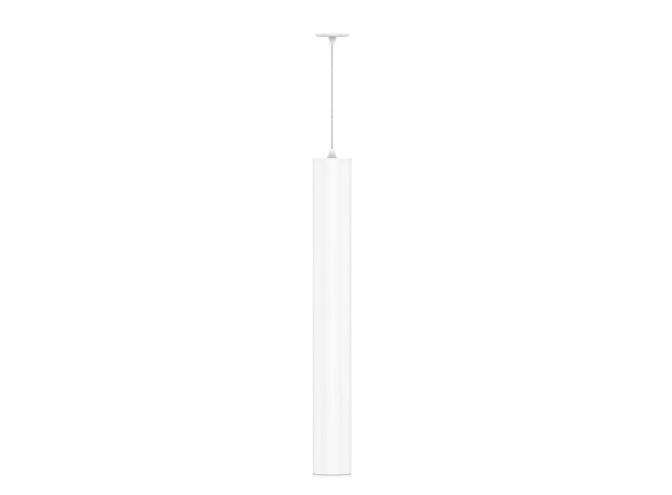 Lampe à Suspension Led Encastrée en Aluminium Blanc ou Noir - Rebolla Viadurini