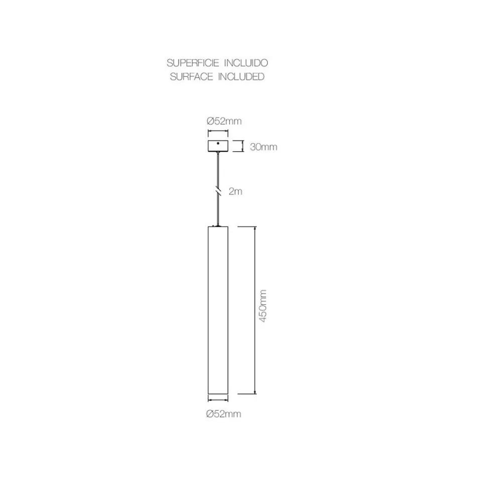 Lampe à Suspension Led Décorative en Aluminium Blanc ou Noir - Rebolla Viadurini