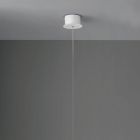 Lampe à Suspension Moderne avec Lumière LED en Métal Peint - Mélèze Viadurini